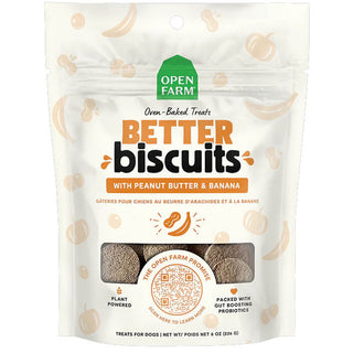 Open Farm Better Biscuits Peanut Butter & Banana