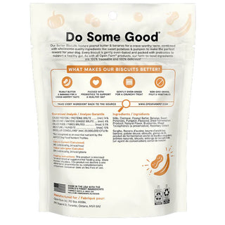 Open Farm Better Biscuits Peanut Butter & Banana