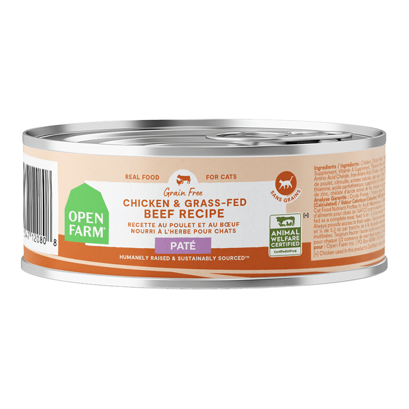Open Farm Cat Pate Chicken & Grass-fed Beef