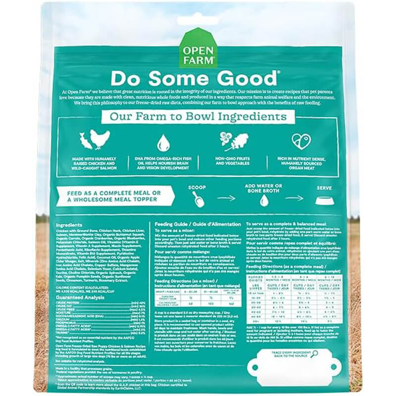 Open Farm Freeze Dried Raw Morsels Puppy