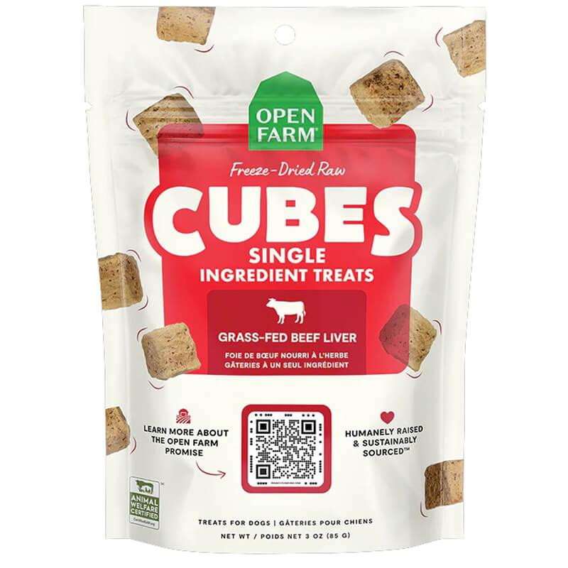Open Farm Freeze-Dried Treat Cubes Beef Liver