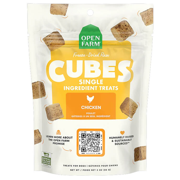 Open Farm Freeze-Dried Treat Cubes Chicken