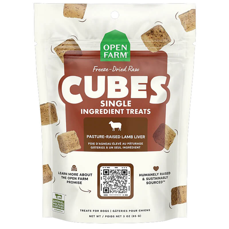 Open Farm Freeze-Dried Treat Cubes Lamb liver