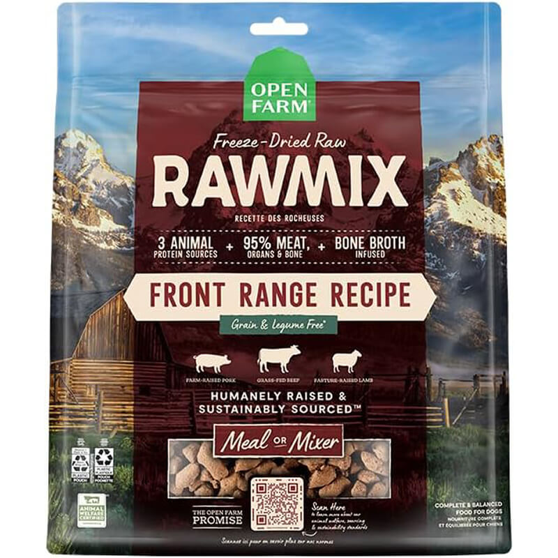 Open Farm Rawmix Freeze-Dried Morsels Front Range