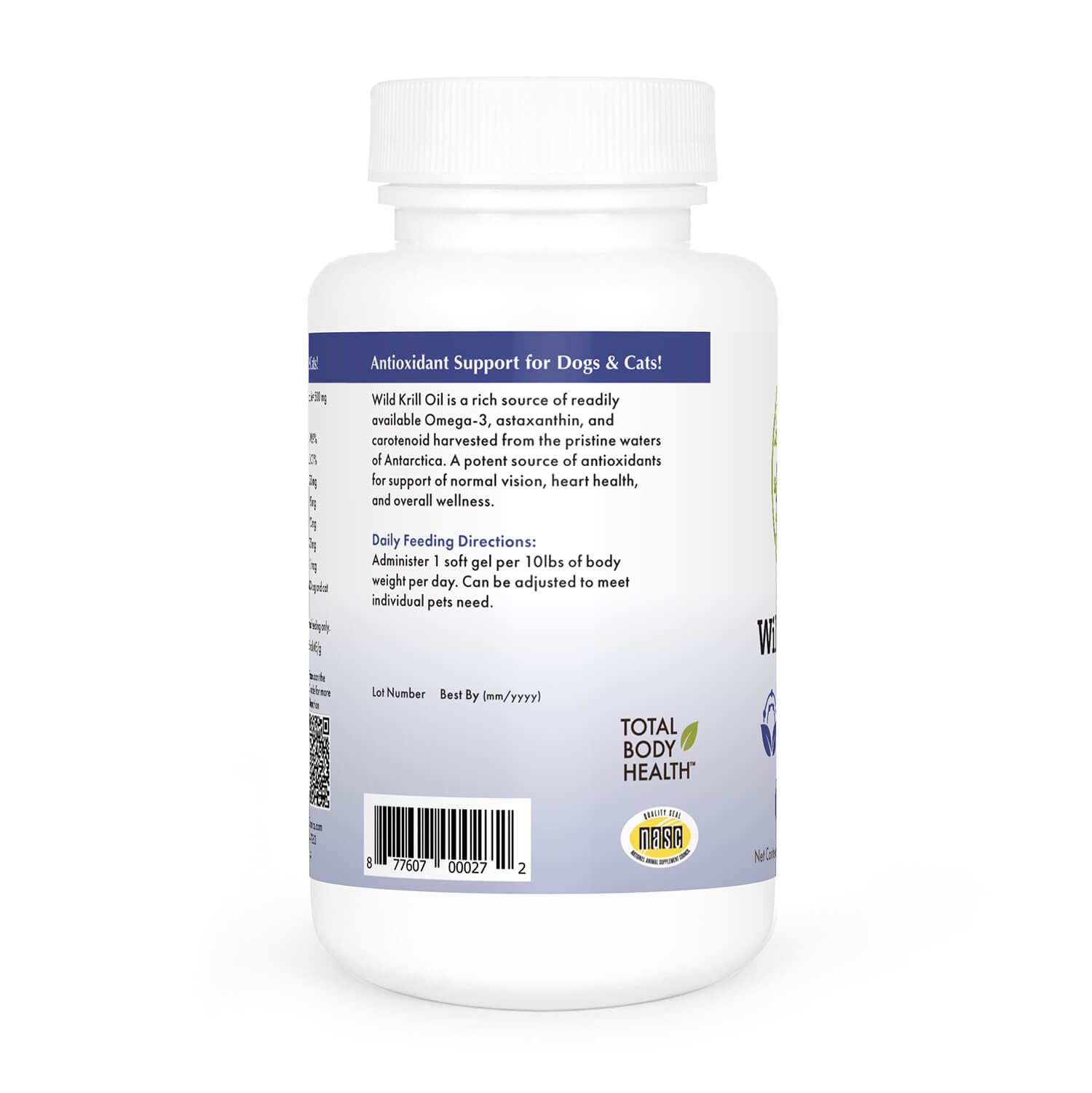 Wholistic Pet Organics Krill Oil Soft Gels