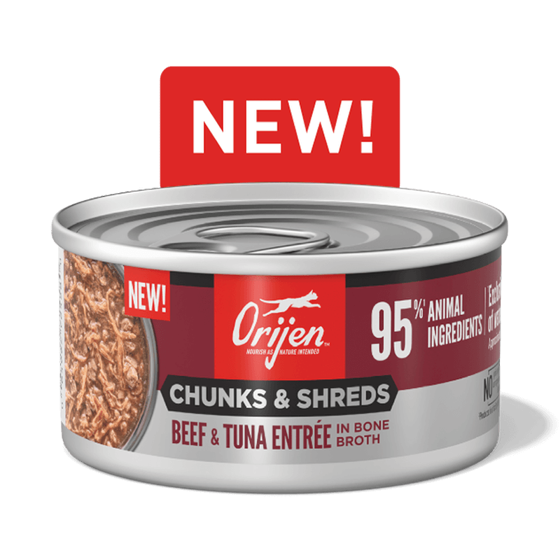 Orijen Cat Chunks & Shreds Beef and Tuna