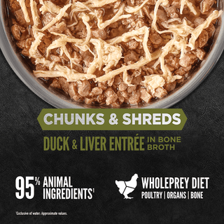 Orijen Cat Chunks & Shreds Duck and Liver