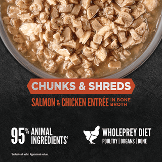 Orijen Cat Chunks & Shreds Salmon and Chicken