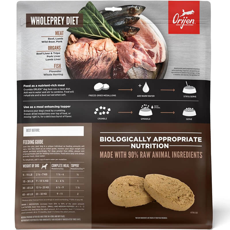 Orijen Freeze-Dried Food Regional Red