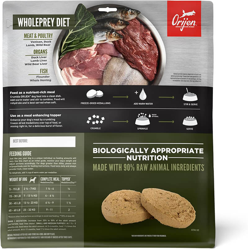 Orijen Freeze-Dried Food Tundra
