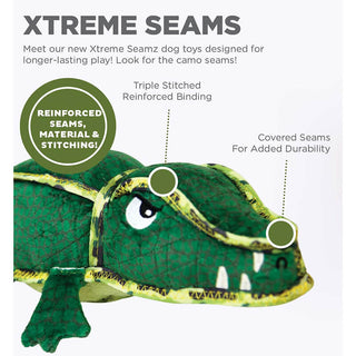 Outward Hound Xtreme Seamz Alligator