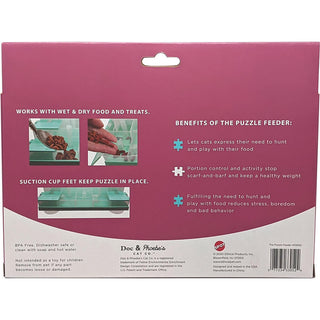 Doc & Phoebe Cat Puzzle Feeder