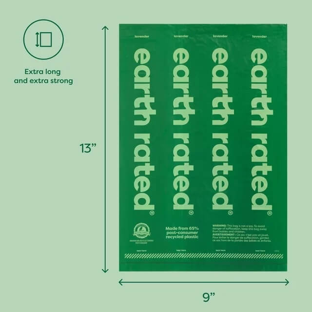 Earth Rated Poop Bags 120 Bag Refill