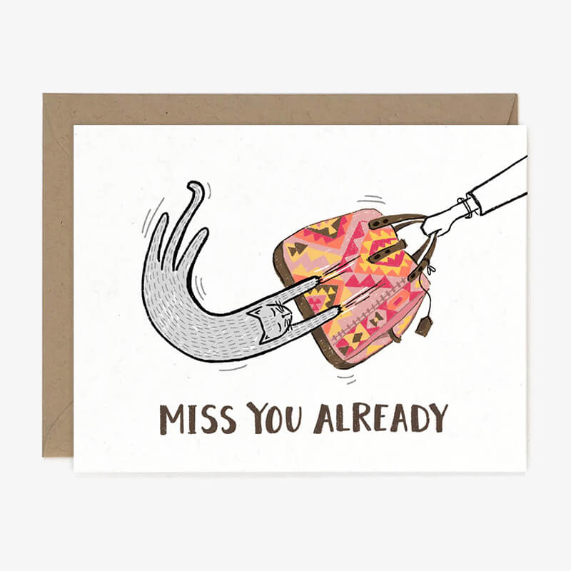 Paper Pony Co. Miss You Already Card