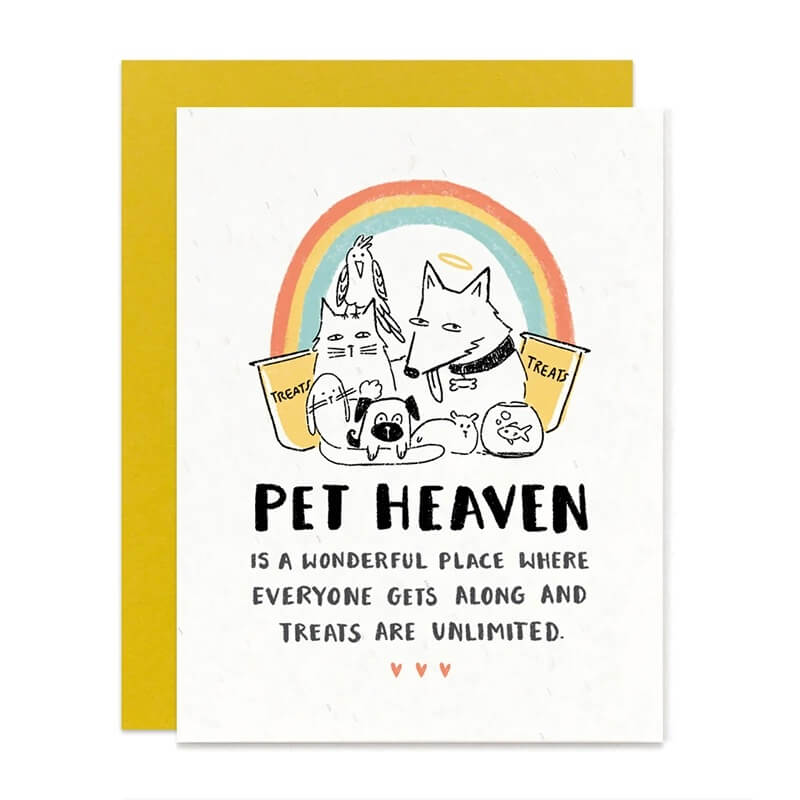 Paper Pony Co. Pet Heaven Sympathy Card