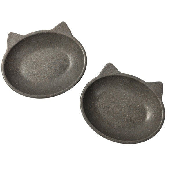 Park Life Designs Nico Bamboo Cat Bowl 2-Pack