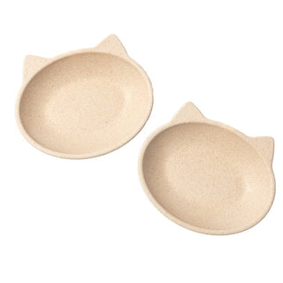 Park Life Designs Nico Bamboo Cat Bowl 2-Pack