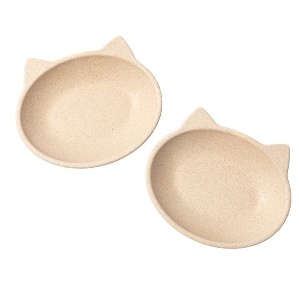 Park Life Designs Nico Bamboo Cat Bowl 2-Pack