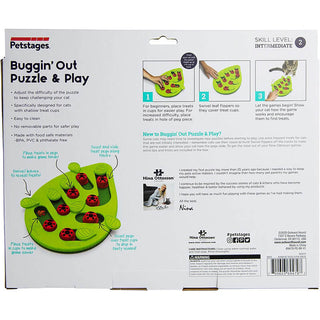 Petstages Buggin' Out Puzzle & Play Cat Treat Game