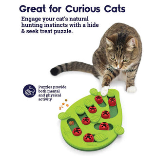 Petstages Buggin' Out Puzzle & Play Cat Treat Game