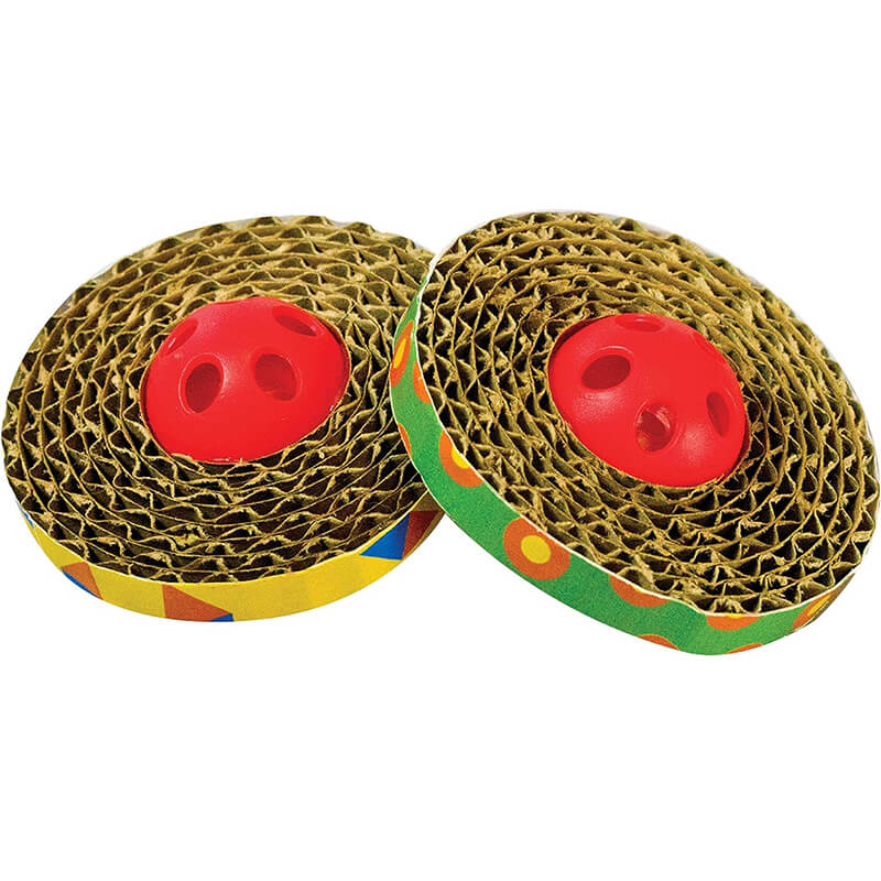 Petstages Spin & Scratch Toy 2 Pack