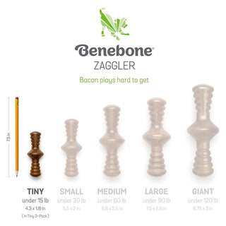 Benebone Bacon Zaggler Puppy 2 Pack