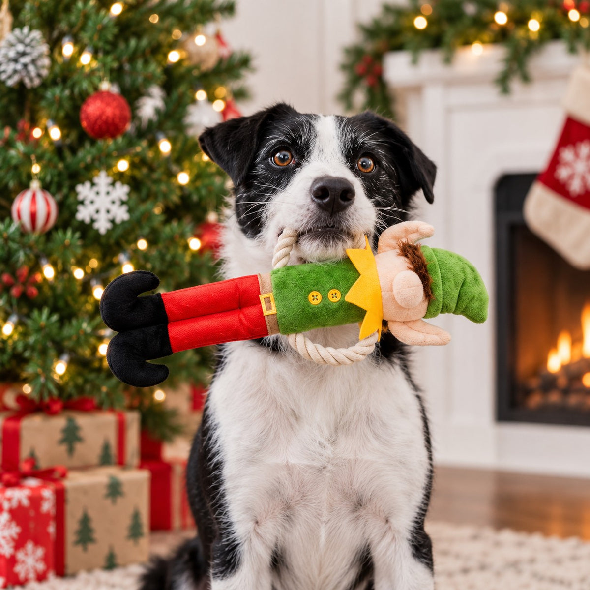 P.L.A.Y. Merry Woofmas Santa's Little Elf-er