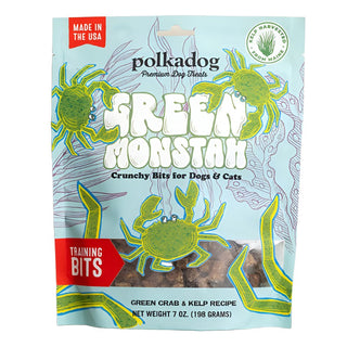 Polka Dog Green Monstah Bits
