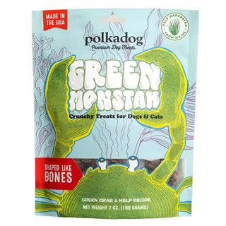 Polka Dog Green Monstah Bones