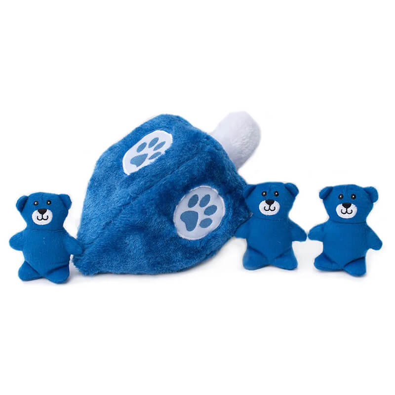 Zippy Paws Holiday Burrow Dreidel