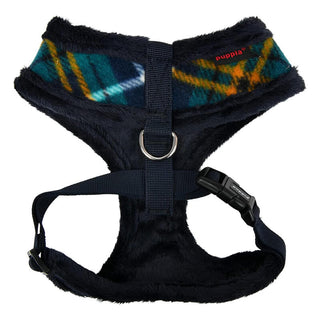 Puppia Over-The-Head Adjustable Harness Norman Plaid Navy