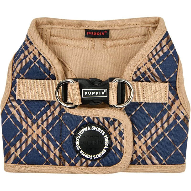 Puppia Step-In Vest Harness Corwin Checkered
