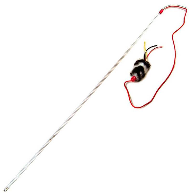 Purrfect Cat Toy w/ Noise Maker Wand