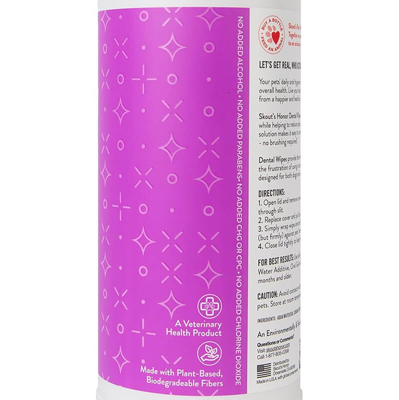 Skout's Honor Everyday Fresh Dental Wipes