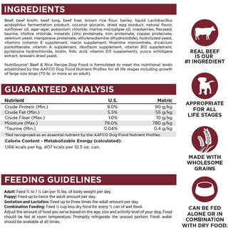 Nutrisource Beef & Rice Recipe