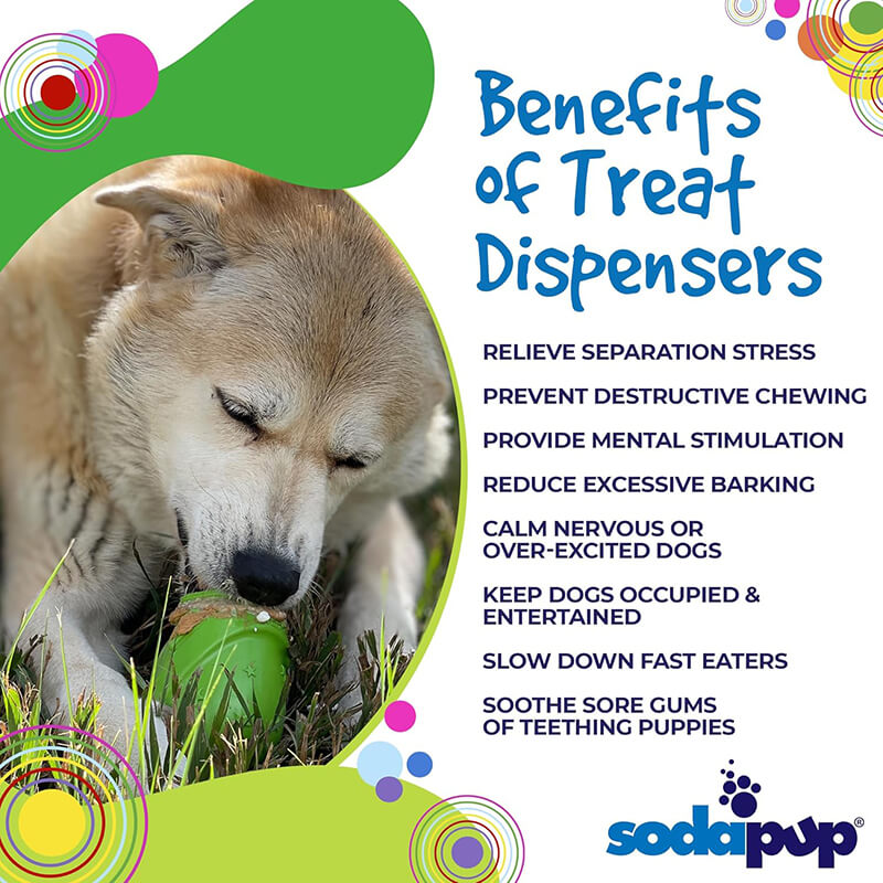 SodaPup Treat Dispenser Gnome Toy
