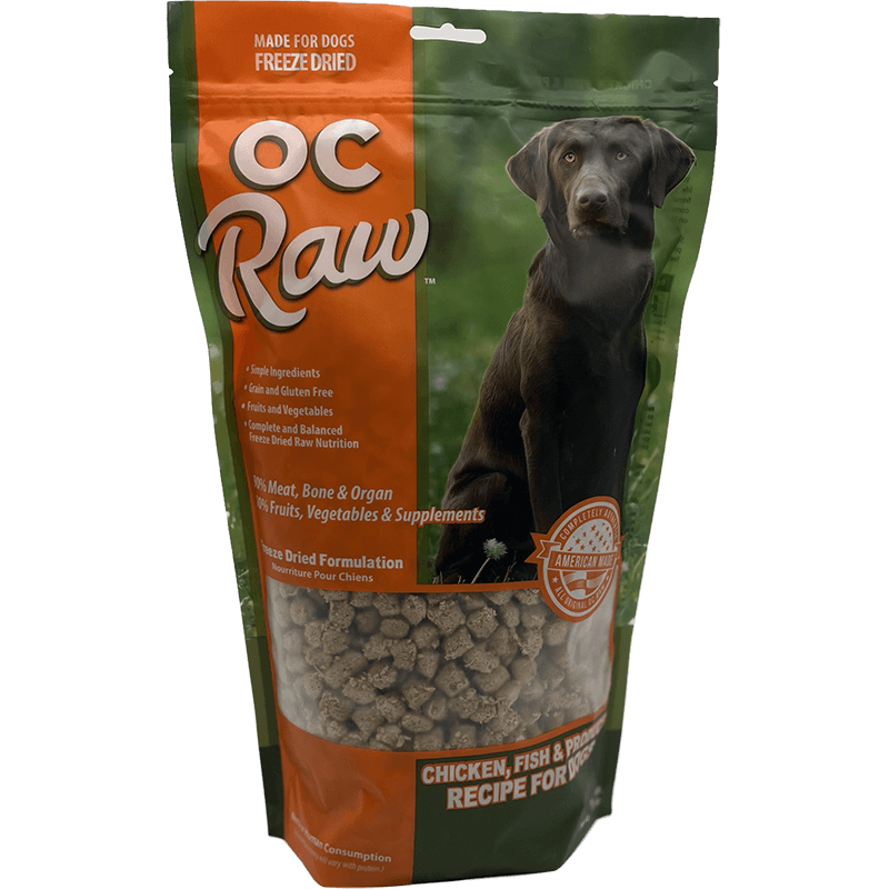 OC Raw Freeze-Dried Rox Chicken, Fish & Produce