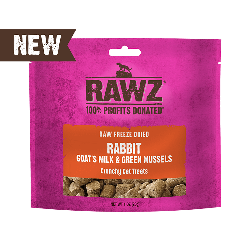 Rawz Freeze-Dried Rabbit & Goat Milk Treat
