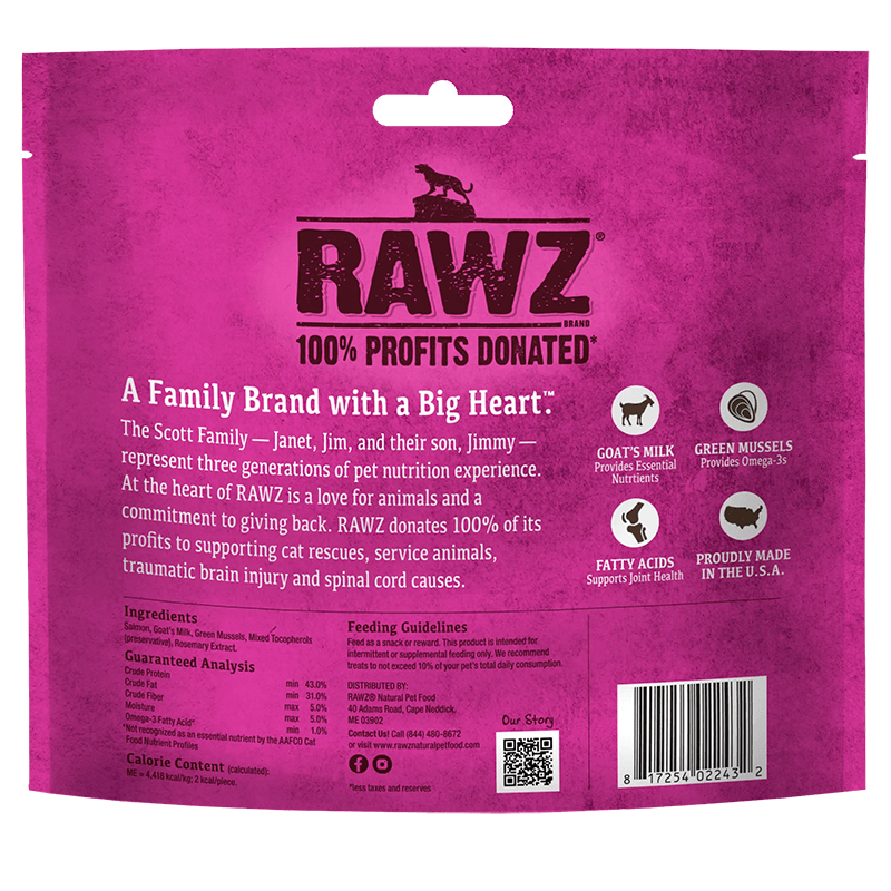 Rawz Freeze-Dried Salmon & Goat Milk Treat