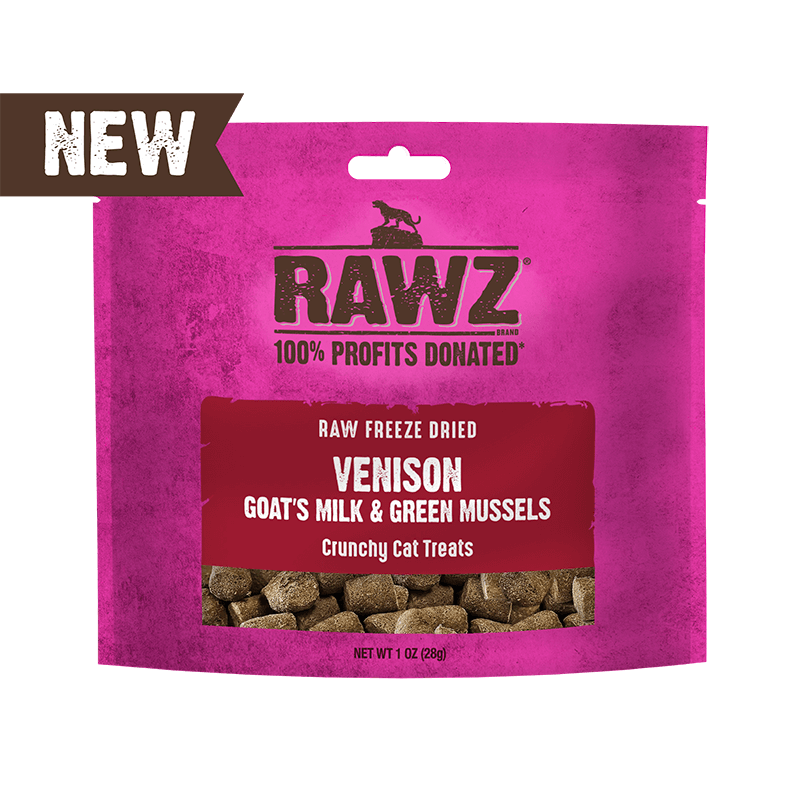 Rawz Freeze-Dried Venison & Goat Milk Treat