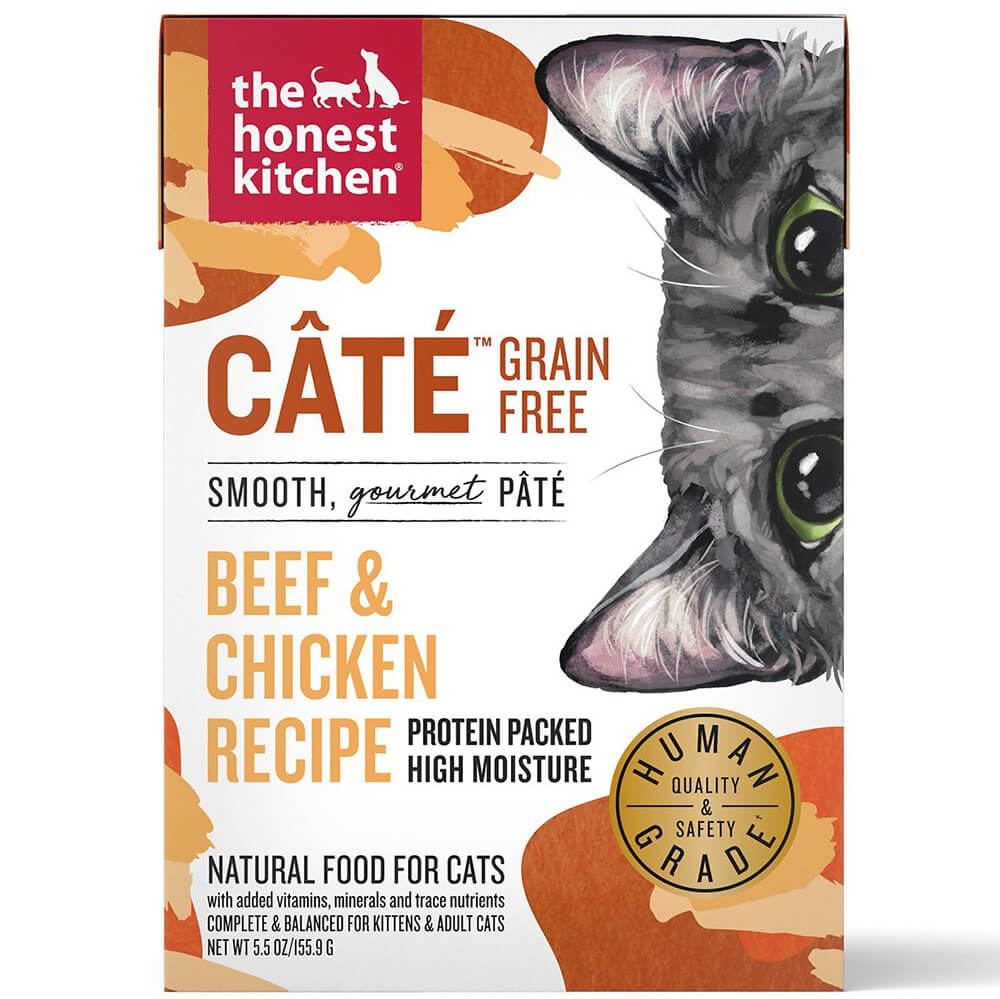 Honest Kitchen CÂTÉ Grain-Free Beef & Chicken Pate