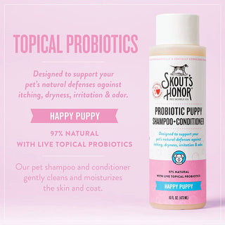 Skout's Honor Probiotic Shampoo Happy Puppy