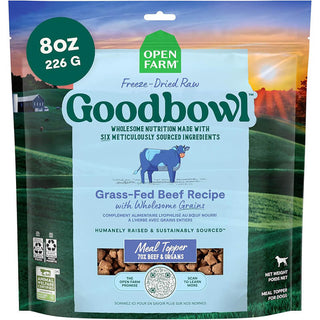 Open Farm Goodbowl Freeze-Dried Raw with Ancient Grains Grass-Fed Beef