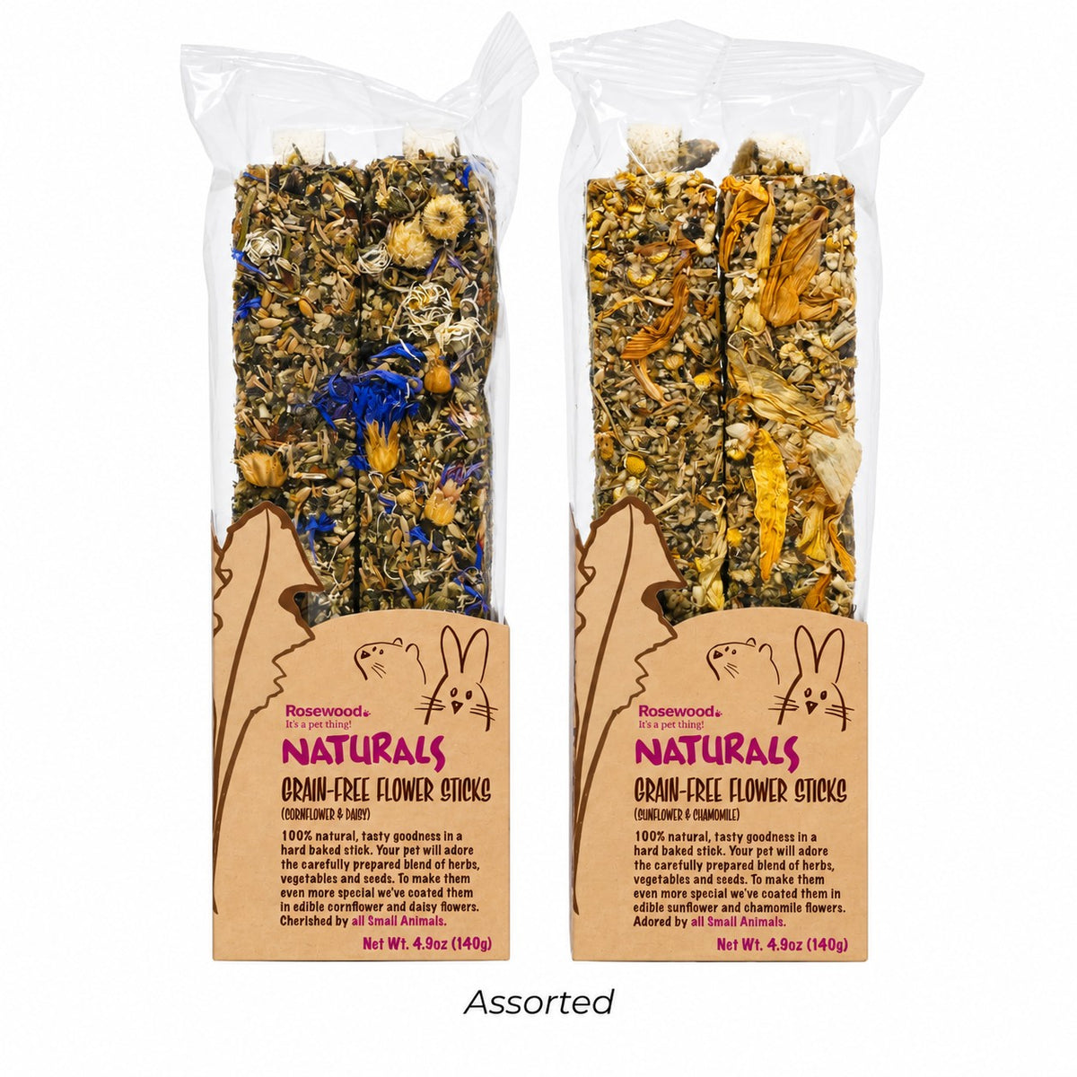 Rosewood Naturals Grain-Free Flower Sticks