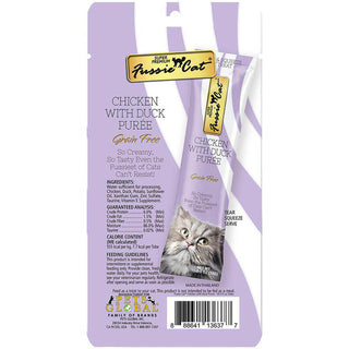 Fussie Cat Puree Lickable Treat Chicken & Duck