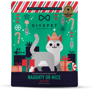 GivePet Christmas Cat Treats Naughty Or Mice