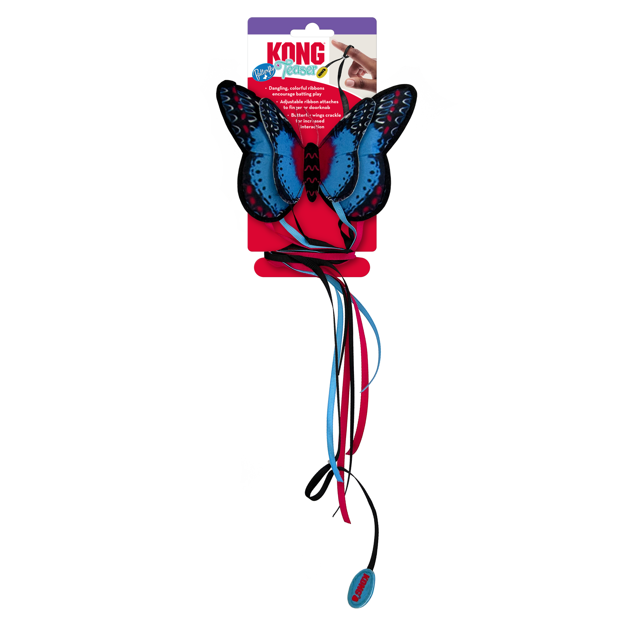 Kong Cat Teaser Butterfly