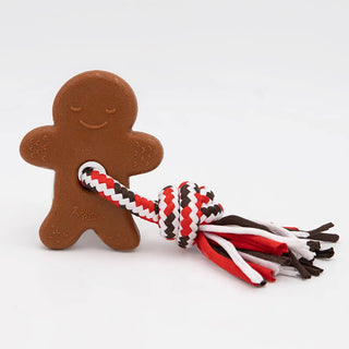 Zippy Paws Holiday Teetherz Gingerbread Man