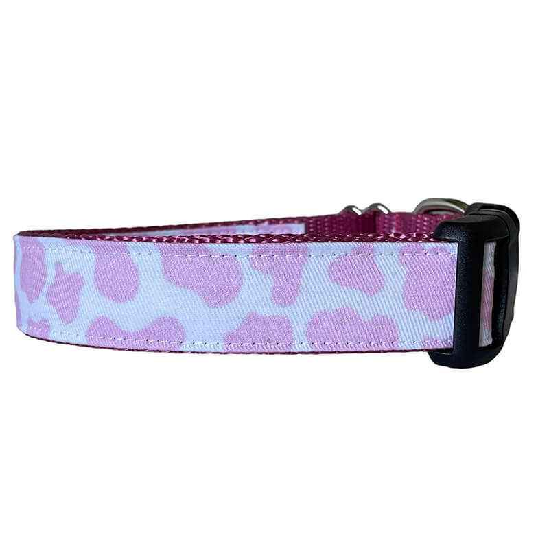 Sew Fetch Collar Strawberry Cow Print