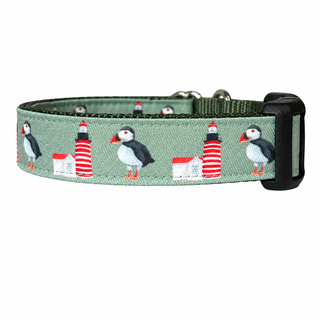 Sew Fetch Collar Puffin & Lighthouse